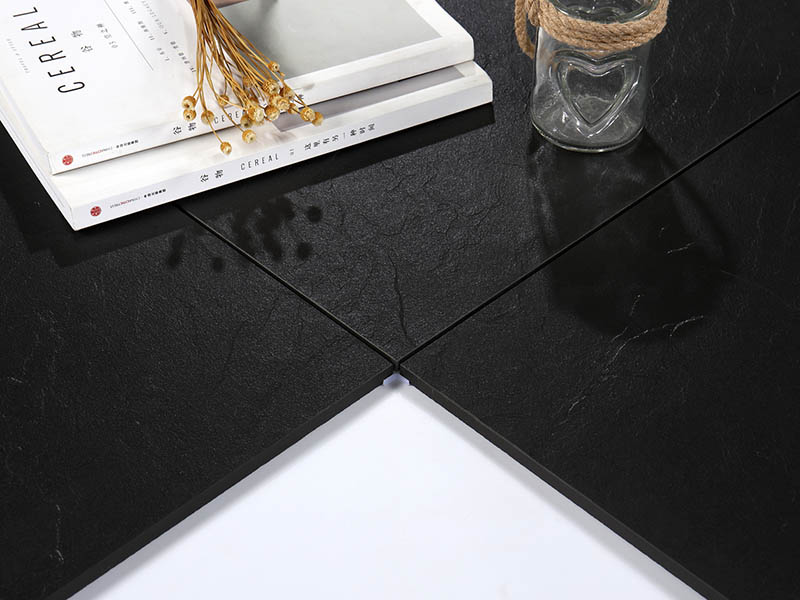 Solid Black Slate Porcelain Tiles丨BY6000
