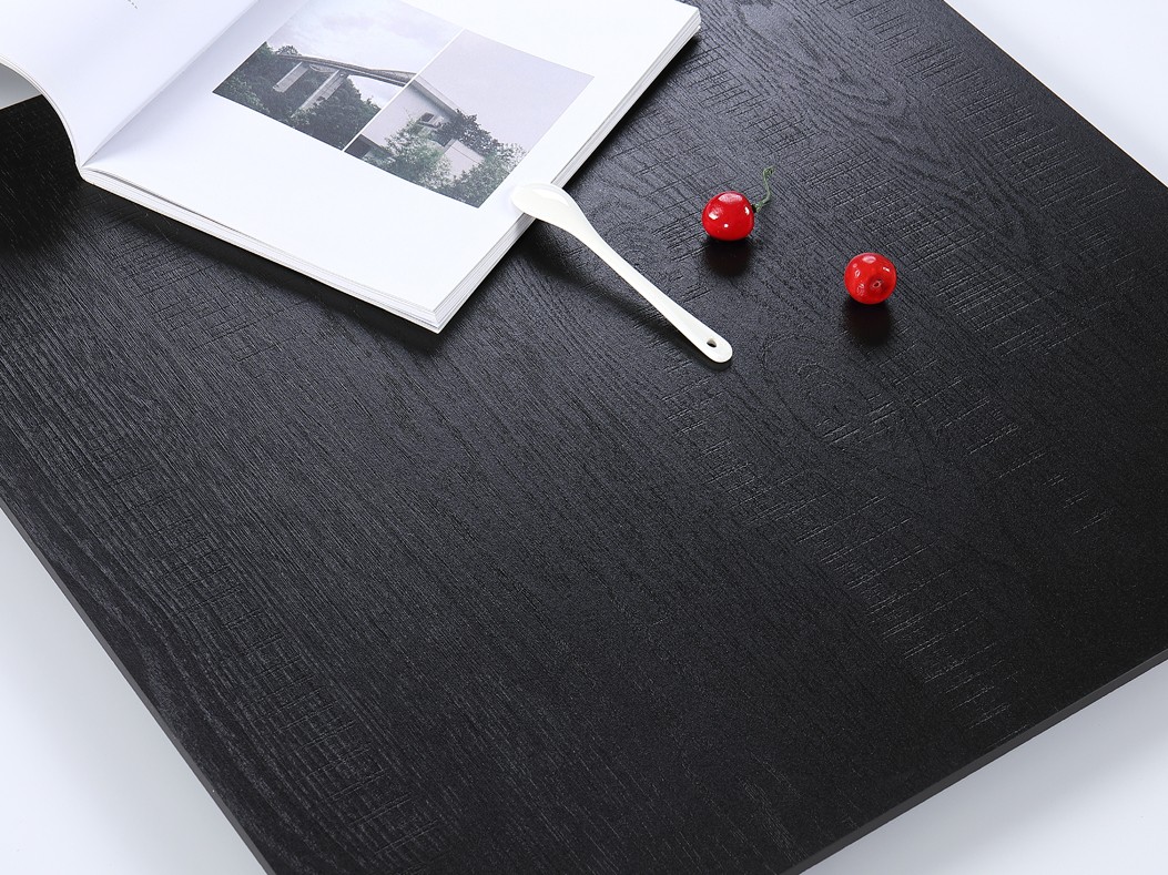 wood black tiles for living room