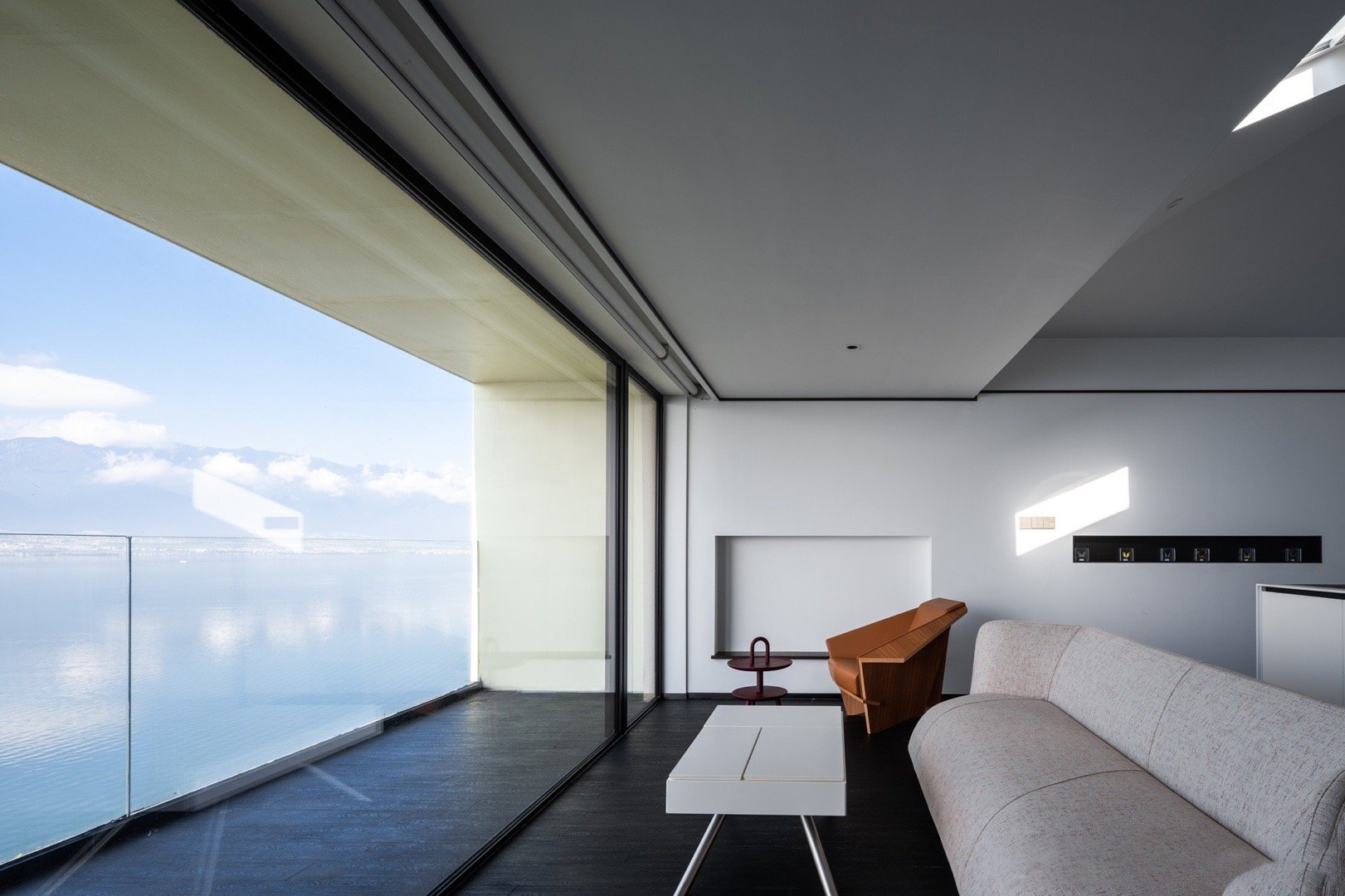 clean black floor tiles