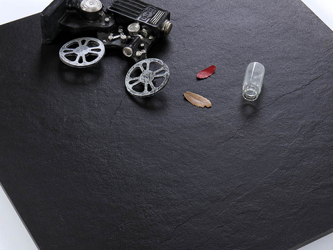 Super Black Slate Porcelain Tiles丨BY6001